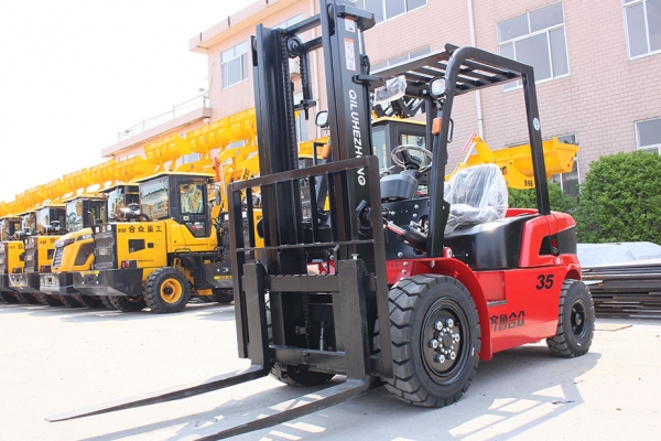 越野叉車的市場(chǎng)占有率逐年提升